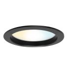 Downlight de aluminio negro, Otmar, 15W, white switch LED, IP22