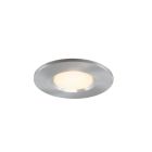 Foco empotrable mini de aluminio plateado, Philomena, 1,5W, 2700K LED, IP44