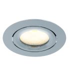 Foco empotrable cromado con 12V transformador, Wimke, 5W, 2700K LED, IP44