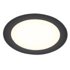 Downlight de aluminio negro, Umbriel, 18W, 4000K LED, IP44