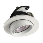 Downlight blanco de aluminio, Anjuli, 15W, white switch LED