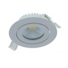 Downlight blanco de aluminio, Wimke, 5W, RGBW LED, IP54