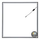 Panel LED con marco de 60x60 mm - 37W - interruptor blanco - UGR<21 - iluminación perimetral