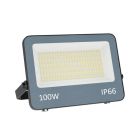 Foco proyector de aluminio gris, Ilay, 100W, white switch LED, IP66