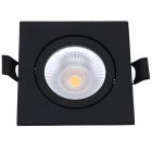 Downlight de aluminio negro, Loura, 6W, white switch LED, IP65