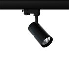 Foco de carril trifásico negro Esmiralda, 20W, 3000K, Pro