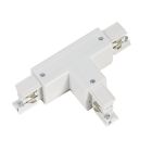 Conector en forma de T para iluminación sobre carril trifásica, derecha 1, blanco, Pro