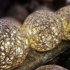 Bola navideña de 20 cm con 30 LEDS, con batería