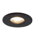 Foco empotrable baño negro moderno, Jule, IP65