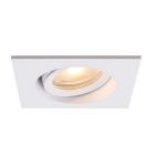 Foco empotrable baño blanco de aluminio, Jorin, IP65