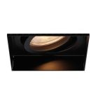 Foco empotrable trimless negro de aluminio, Royce