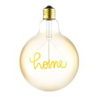 Lámpara LED E27 regulable con filamento de home, G125, 4,5w 1800K (luz de vela)