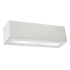 Aplique up down de vidrio blanco, Emmaly