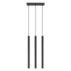 Lámpara colgante de aluminio negra, Hillary