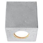 Aplique de techo de cemento gris, Andro