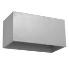 Aplique up down de aluminio gris, Andro