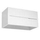 Aplique up down de aluminio blanco, Jacky