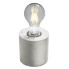Lámpara de mesa de cemento gris, Anela