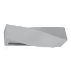 Aplique up down de vidrio gris, Annick