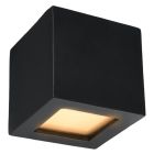 Aplique up down de vidrio negro, Caitlin
