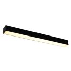 Aplique de aluminio negro, Mascha, 22W, 3000K LED