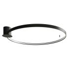Plafón de techo de aluminio negro, Ringo, 70W, 3000K LED