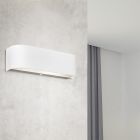 Aplique up down de vidrio blanco, Tomaso, 3,1W, 3000K LED