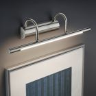 Lámpara para cuadros antigua níquel, Marino, 8W, 3000K LED