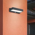 Lámpara exterior moderna antracita, Sejet, 11W, 3000K LED, IP54
