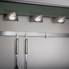 Iluminación bajo muebles cocina de metal níquel, Zerdali, 3W, 3000K LED, con interruptor