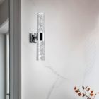 Aplique up down diseño cromado, Delfina, 3,2W, 3000K LED, IP44