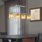 Lámpara colgante de metal níquel, Nordby