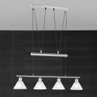 Lámpara colgante antigua níquel, Portland