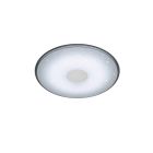 Plafón de techo moderno blanco, Levain, 30W, ajustable entre luz blanco cálido y frío LED, con mando a distancia