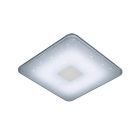 Plafón de techo moderno blanco, Lev, 30W, ajustable entre luz blanco cálido y frío LED, con mando a distancia