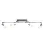 Foco de techo de vidrio gris, Morely, 4,3W, 3000K LED