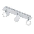 Lámpara de techo de vidrio blanca, Laysha, 6W, 3000K LED