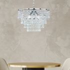 Lámpara colgante diseño cromada, Allison