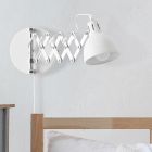 Aplique industrial cromado, Yemaya, con interruptor