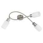 Foco de techo de vidrio níquel, Fochville