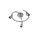 Foco de techo moderno plateado, Belal