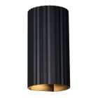 Aplique up down moderno negro, Sieb