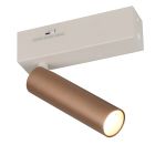 Foco de pared moderno marrón, Smail, 5,5W, white switch LED, regulable en 3 pasos