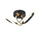 Lámpara de techo diseño negra, Wiard, 7W, 3000K LED