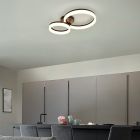 Lámpara de techo diseño negra, Ufuk, 22W, 3000K LED