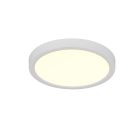 Plafón de techo moderno blanco, Zayd, 18W, white switch LED, regulable en 3 pasos