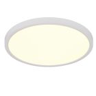 Plafón de techo moderno blanco, Zayd, 30W, white switch LED, regulable en 3 pasos