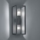 Lámpara exterior industrial antracita, Sanna, IP44