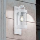 Aplique exterior con sensor crepuscular moderno blanco, Sambesi, IP44
