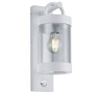 Aplique exterior con sensor de movimiento moderno blanco, Sambesi, IP44